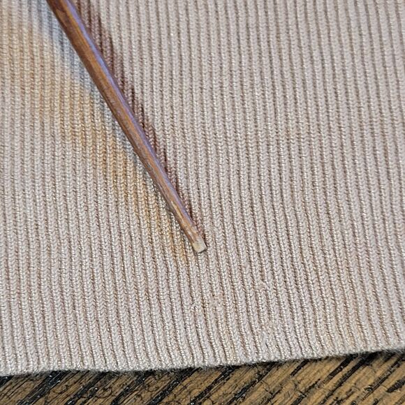 J Crew Dress Knit Maxi  Plunge Viscose Tan Large NWT - Picture 7 of 10